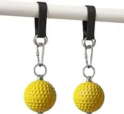 Pull Up Balls - Pull Up Grip for Holding Pull Up Ball | 2 Non-Slip Handles with Strap | Home Gym Workout Equipment, Forearm & Hand Exerciser for Entertaining