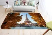 3D Eiffel Tower Trees NBC2043 Game Rug Mat Elegant Photo Carpet Mat Fay 2023