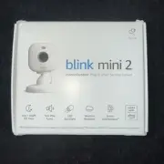 Blink Mini 2 — Plug-in smart security camera, HD night view in color, built-in