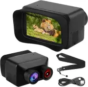 4k Night Vision Binoculars, Infrared Night Vision Goggles Camera with 3" Large S