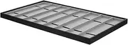 Generic Compartment Watch Display Tray Slot Organizer for Retail Exhibitions Durable Watch Storage Rack for Men Women Efficient Accessory Holder Tidy Presentation for Malls Boutiques