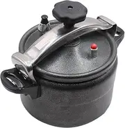3L/5L Explosion-Proof Pr ure Cooker Kitchen Stew Pot Camping Cooking Pot for Home Kitchen Camp Use Black 5L