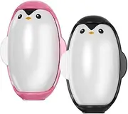 Penguin Roller 2Pcs Washable Reusable Mini Travel Lint Roller Extra Sticky Pet Hair Removal Tool for Clothes Effective Dog Cat Hair Remover