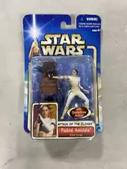 Hasbro 2002 Star Wars Attack Of The Clones Padme Amidala Escape Figure #2 J39