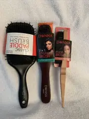 Donna Edge Brush 922 Premium Collection 2 In 1 Styling 89102 Classic Paddle 736