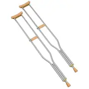 Livingstone Underarm Crutches Aluminium Adjustable Youth 94-114cm 8 Carton