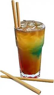 [Vin Bouquet] FIK 653 Set of 1 Brush and Bamboo Straws. Reusable