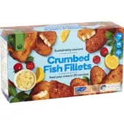 Woolworths Frozen Fish Crumbed 1kg