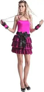 Costume Bay 80s Madonna Pop Star Diva Costume Iconic Retro Singer Celebrity Vintage Pop Culture Icon Women's Dress Up Fashion Flashback Party Night Outfit