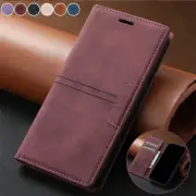 Leather Wallet Case for Samsung S24 S23 S22 S21 S20 FE Ultra Plus A50 A52 A32 5G
