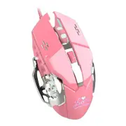 Computer Mouses X500 Wired Lighted Usb2.0 Extension Cable 4 3200Dpi Silent Gaming Valentine Gift Mice Trackballs & Touchpads