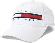[Tommy Hilfiger] Men's Baseball Cap White White One size, White, One size