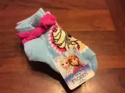 Girls frozen no show socks size 4-7-1/2