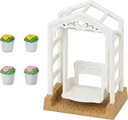 Sylvanian Families Garden Swing, 15.0 cm (Height) x 10.0 cm (Length) x 7.5 cm (Width), Multicolor Plastic, Suitable for Ages 3 Years to 10 Years, Poupées-et-peluches, Mini-Univers