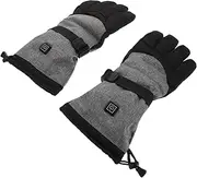 [Kisangel] Outdoor Skiing Gloves Heated Technology Men's Thermal Gloves Touchscreen Electric Heating Mitts for Outdoor Activities
