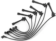 Frankberg 6x Ignition Cable Set Ignition Cable Compatible with Pajero II V2W V3W V4W 3.0L 3.5L 1990-1999 Pajero Sport I K7 K9 3.0L 1998-2008 Pajero II Canvas Top 1990-1995