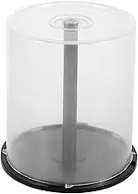 CHILDWEET CD Organizer Storage Bucket Portable DVD Storage Container for Up to Discs Sturdy Material for Travel and Home Use Compact Design for Easy Organization and Space Saving