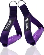 Fitness Metal Gym Handles for Cable Machine Attachment Heavy Duty Aluminum Alloy Handle Grips Durable Workout Handles for Resistance Bands Pulley LAT Pull Down System