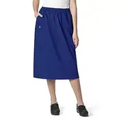 [WonderWink] Womens 701A Wonderwork Pull-on Cargo Scrub Skirt Medical Scrubs Pants