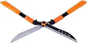 Garden Hedge Shears for Trimming Borders, Boxwood, and Bushes, Hedge Clippers & Shears with Comfort Grip Handle (Color : Orange) (Color : Orange)