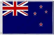2×3 FT New Zealand Flag,60×90 Medium Size New Zealanders National Decor,Double Side Digital Printed 150D Polyester Banner With Canvas Header Brass Grommet