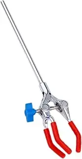 LIFKOME Prong Adjustable Laboratory Clamp Flask Holder for Beakers and Test Tubes Lightweight and Versatile Lab Equipment for Safe Scientific Experiments