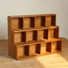 Wood Ladder Lattice Bracket Sturdy Floating Shelf for Jewelry Counter Top