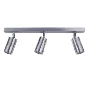 Outdoor Adjustable Bar Spot Light - 3 Heads - GU10 - Titanium