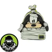Disney - Goofy Mummy Glow in the Dark 10" Faux Leather Mini Backpack "New"