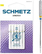 SCHMETZ Sewing Machine Needles| 5 Stretch Needles | 130/705 H-S| Needle size 90/14