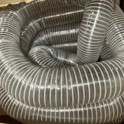 Hi-Tech Duravent 3” Polyurethane Vacuum/Duct Hose 25 ft. Long, Clear