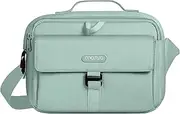 MOSISO Camera Bag Case, DSLR/SLR/Mirrorless Photography Camera Messenger Bag Compact Crossbody Padded Shoulder with Rain Cover Compatible with Canon/Nikon/Sony, Lenses, Antique Green