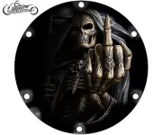 2004+ HARLEY DAVIDSON SPORTSTER 883 1200 DERBY CLUTCH COVER MIDDLE FINGER