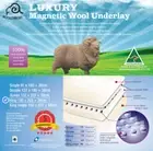 Fully Fitted Magnetic Wool Underlay/Underblanket--KING