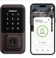 KWIKSET Electronic Smart LockDeadbolt featuring SmartKey,Touchscreen and WiFi