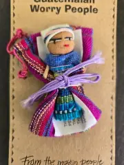 Guatemalan Worry People Mayan Handmade ~ Take Your Worries Away ~ NEW