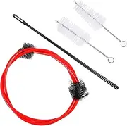 VERDANVERSE 4Pcs Trumpet Cleaning Kit Durable Cornet Brush Tools for Instrument Maintenance Scratch Care Accessories for Trumpets and Tubular Instruments
