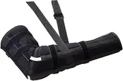 KOMBIUDA Elbow Joint Fixed Brace Adjustable Arm Sling for Shoulder Immobilization Breathable Knitted Mesh Left/Right Supports Fractured Arm