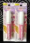 2pk LA COLORS LIP PLUMPER PINK WILD FLOWER C37550 HINT OF COLOR LIP GLOSS LOT