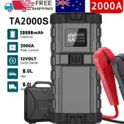 Portable Car Jump starter 12 Volt battery 2000A Power Bank Heavy duty booster AU