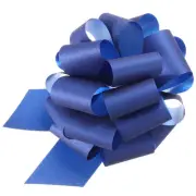5pcs 8 Inch Large Pull Bow Gift Wrapping Big Pull Bows Ribbon Dark Blue