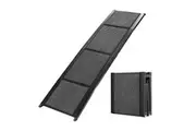 160cm Folding Dog Ramp Stair Pet Puppy Cat Aluminium Step Canine Animal Ladder for High Bed Car Truck SUV Couch Sofa with Nonslip Rug Surface