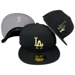 NEW ERA 59FIFTY METAL GOLD EMBLEM BLACK CAP HAT