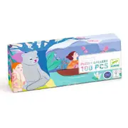 100pc Djeco Children's Lake Gallery Jigsaw Puzzle w/ Poster Kids Game 5y+