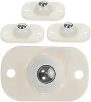 LIFKOME 4Pcs Self Adhesive Caster Wheels for Appliances Low Profile Swivel Wheels Easy Install Silent Operation Rollers for Kitchen Furniture Heavy Duty Load Capacity