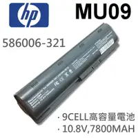 在飛比找松果購物優惠-HP 9芯 日系電芯 MU09 電池 586028-341 