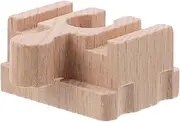 PHENOFICE Train Track Model Parts Wooden Train Track Connectors Wooden Railway Toys Short Straight Rail