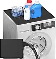 Washer and Dryer Top Protector, 60x50cm Washing Machine Top Cover Mat, Foldable Dryer Top Protector, Silicone Dryer Top Protector Mat, Washing Machine Top Mat Dishwasher Safe for Laundry Room