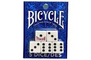 Bicycle 6-Sided Black-Dot Dice Blister Pack Set of 5 (USP001066)