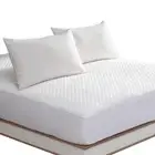 King Size Waterproof Mattress Protector Rayon from Bamboo Fitted Mattress Pad...